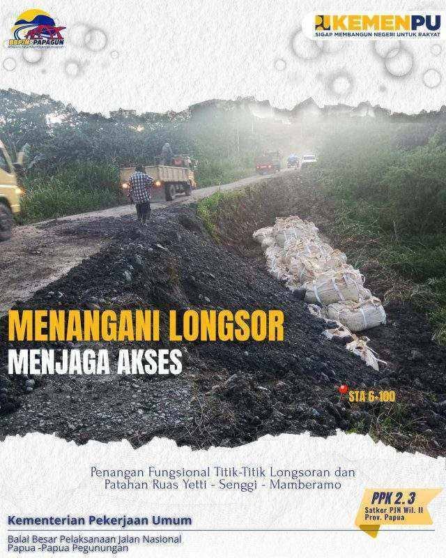 Penanganan Fungsional Ruas Yetti–Senggi–Mamberamo