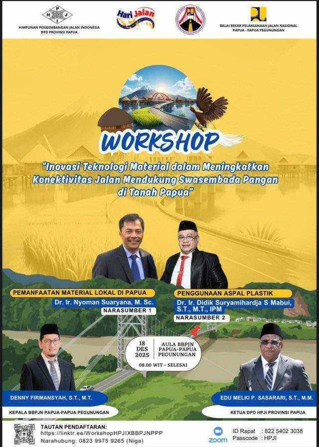 Workshop Inovasi Teknologi Material untuk Konektivitas Jalan